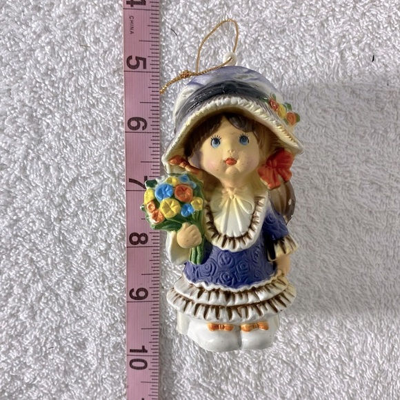 Vintage Holly Hobbie Hard Plastic Christmas Ornament - Picture 6 of 11